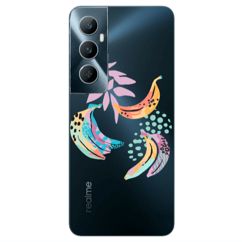 Realme C65 Banana  Transparent Silicone TPU Θήκη