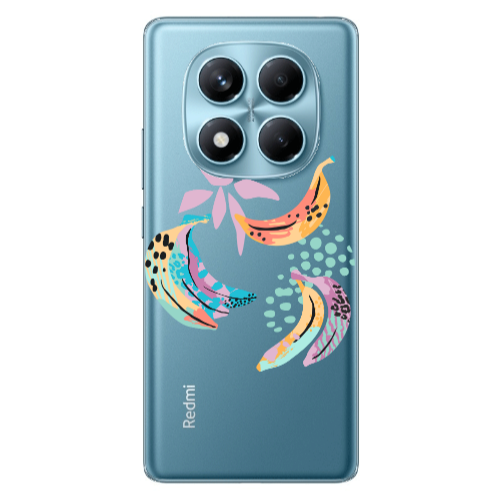Xiaomi Redmi Note 14 Pro Banana  Transparent Silicone TPU Θήκη