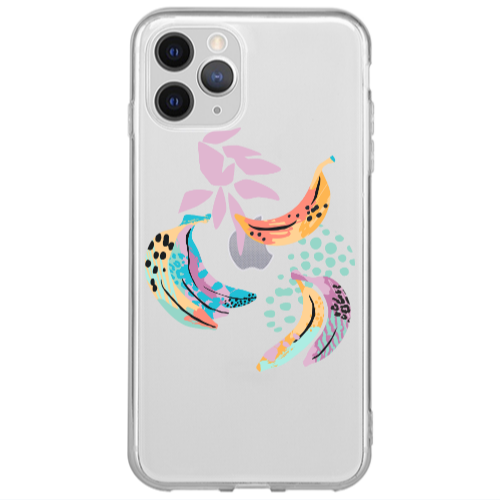 Apple iPhone 11 Pro Banana  Transparent Silicone TPU Θήκη