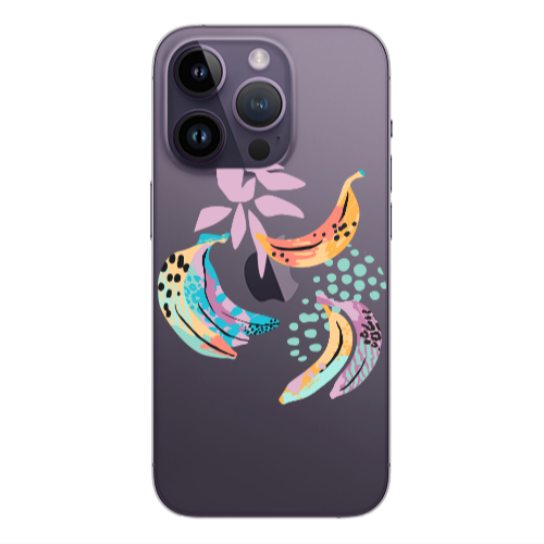 Apple iPhone 14 Pro  Banana  Transparent Silicone TPU Θήκη