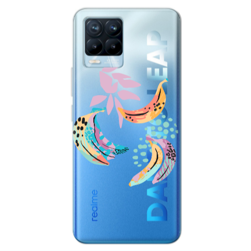 Realme 8 Pro Banana  Transparent Silicone TPU Θήκη