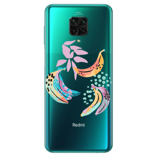 Xiaomi Redmi Note 9S Banana  Transparent Silicone TPU Θήκη