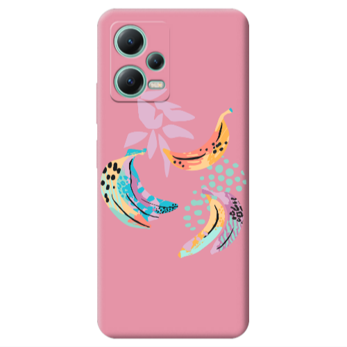 Xiaomi Redmi Note 12 Pro 5G Banana  Pink Colored Silicone TPU Θήκη