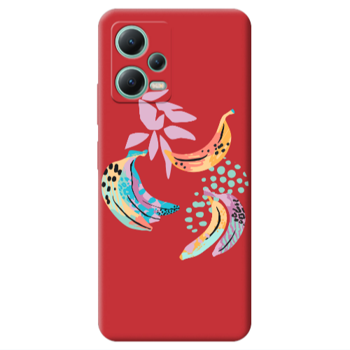 Xiaomi Redmi Note 12 Pro 5G Banana  Red Colored Silicone TPU Θήκη