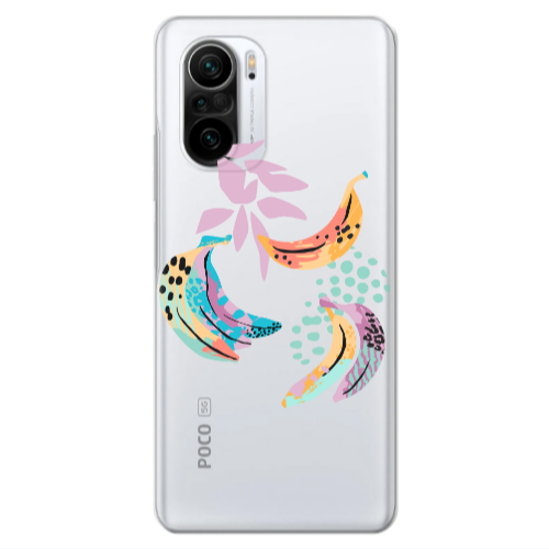 Xiaomi Poco F3 Banana  Transparent Silicone TPU Θήκη