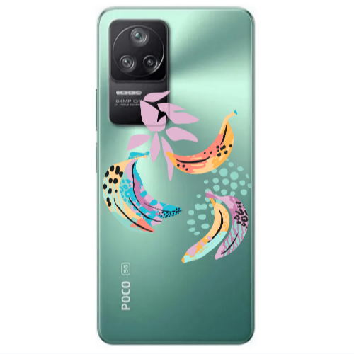 Xiaomi Poco F4 Banana  Transparent Silicone TPU Θήκη