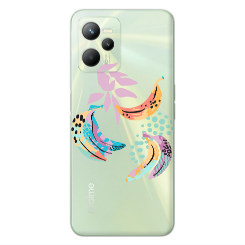 Realme C35 Banana  Transparent Silicone TPU Θήκη