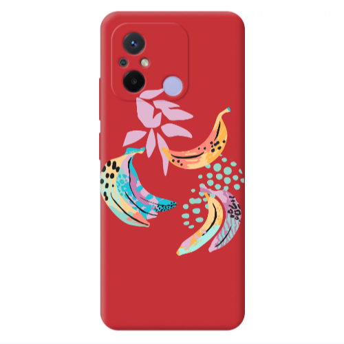 Xiaomi Redmi 12C Banana  Red Colored Silicone TPU Θήκη