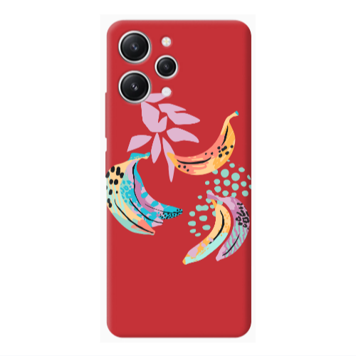 Xiaomi Redmi 12 Banana  Red Colored Silicone TPU Θήκη