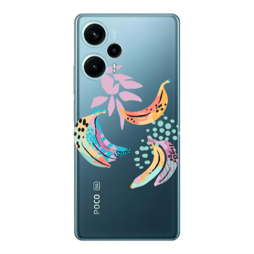 Xiaomi Poco F5 Banana  Transparent Silicone TPU Θήκη