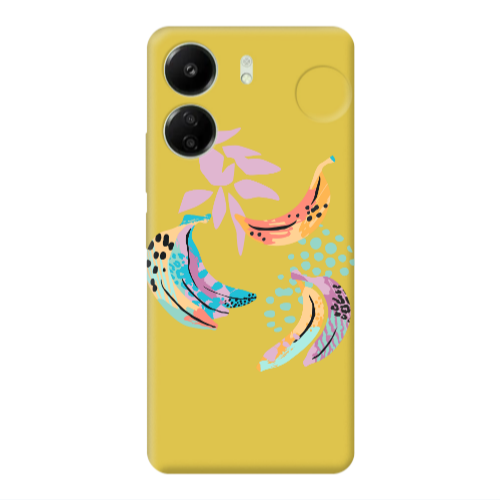 Xiaomi Redmi 13C Banana  Yellow Colored Silicone TPU Θήκη