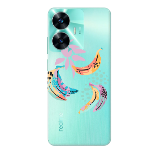 Realme C55 Banana  Transparent Silicone TPU Θήκη