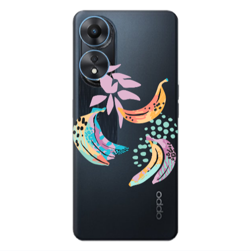 Oppo A 98 Banana  Transparent Silicone TPU Θήκη