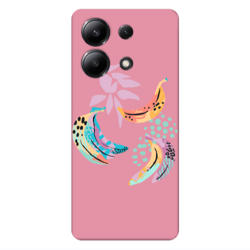 Xiaomi Redmi Note 13 4G Banana  Pink Colored Silicone TPU Θήκη