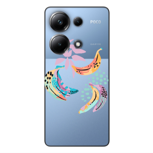 Xiaomi Poco M6 Pro 4G Banana  Transparent Silicone TPU Θήκη