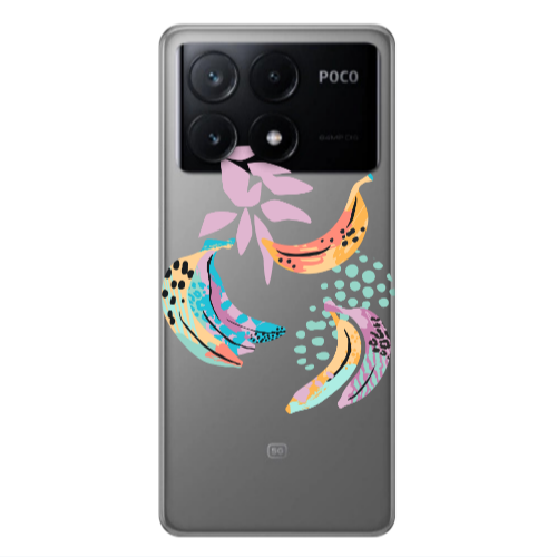 Xiaomi Poco X6Pro 5G Banana  Transparent Silicone TPU Θήκη