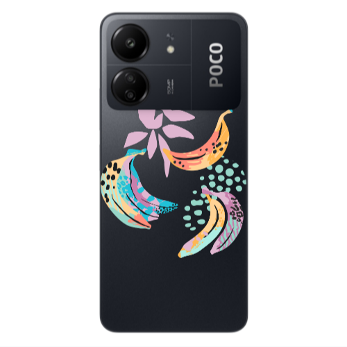 Xiaomi Poco C65 Banana  Transparent Silicone TPU Θήκη