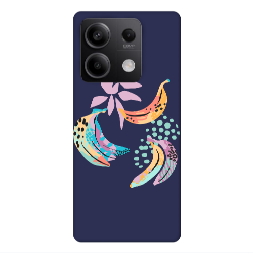 Xiaomi Redmi Note 13Pro 5G Banana  Dark blue Colored Silicone TPU Θήκη