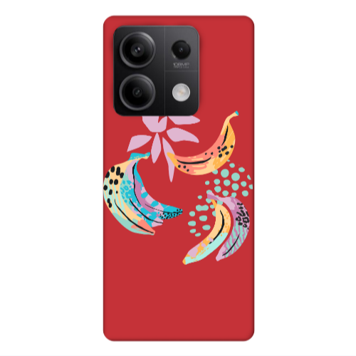 Xiaomi Redmi Note 13Pro 5G Banana  Red Colored Silicone TPU Θήκη