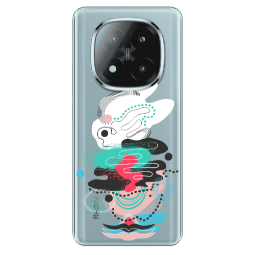 Xiaomi Redmi Note 14 Pro + 5g Abstract 50 Transparent Silicone TPU Θήκη