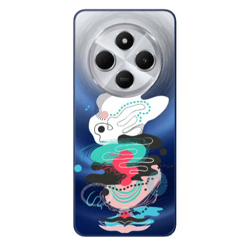 Xiaomi Redmi 14c Abstract 50 Transparent Silicone TPU Θήκη