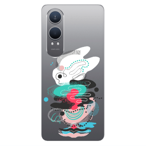 Oneplus Nord Ce 4 lite Abstract 50 Transparent Silicone TPU Θήκη