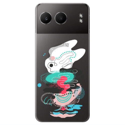Oneplus Nord 4 Abstract 50 Transparent Silicone TPU Θήκη