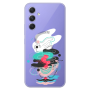Samsung A56 Abstract 50 Transparent Silicone TPU Θήκη