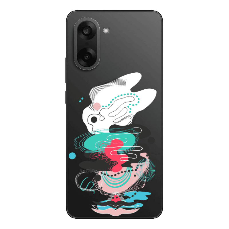 Oneplus Nord CE 5 Abstract 50 Transparent Silicone TPU Θήκη