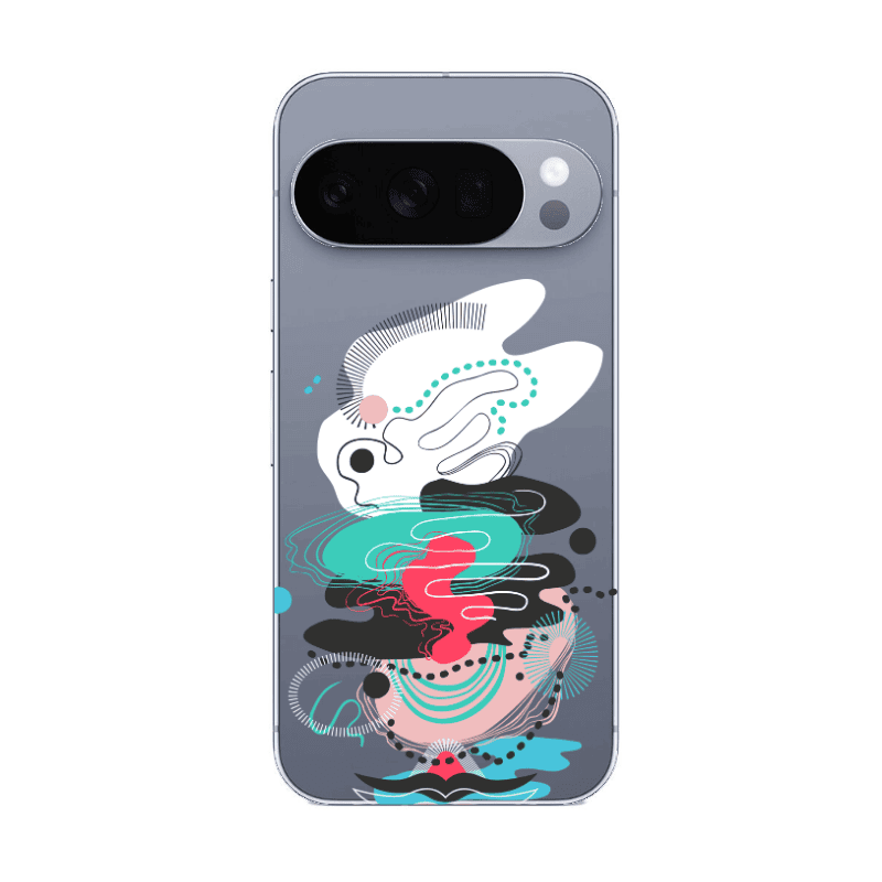 Google Pixel 10 Pro Abstract 50 Transparent Silicone TPU Θήκη