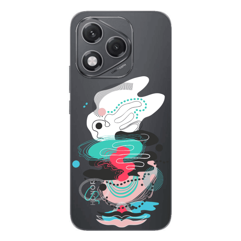 Honor 400 Lite Abstract 50 Transparent Silicone TPU Θήκη
