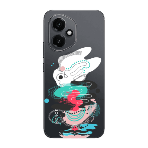 Honor Magic 400 Abstract 50 Transparent Silicone TPU Θήκη