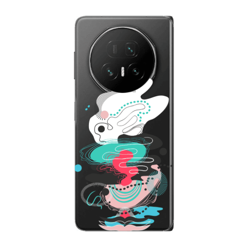 Honor Magic V5 Abstract 50 Transparent Silicone TPU Θήκη