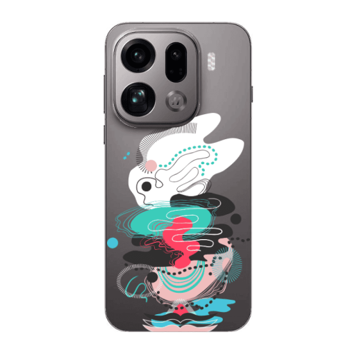 Oppo Find X9 Pro Abstract 50 Transparent Silicone TPU Θήκη