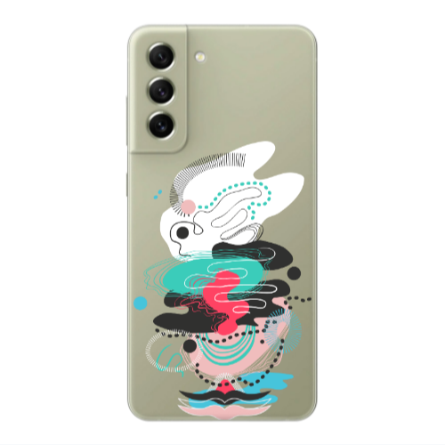 Samsung S22 Abstract 50 Transparent Silicone TPU Θήκη