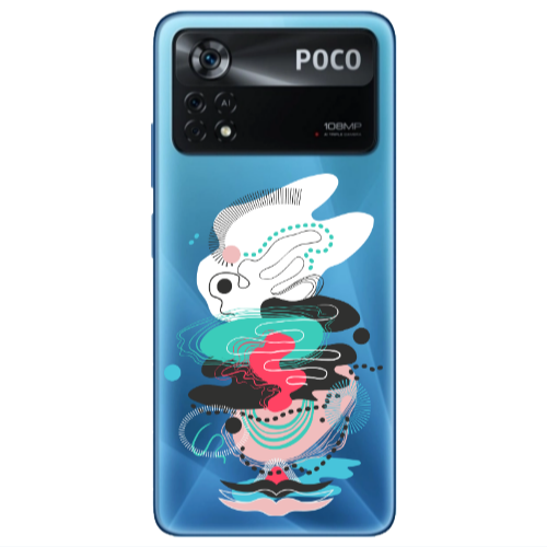 Xiaomi Poco X4 Pro Abstract 50 Transparent Silicone TPU Θήκη