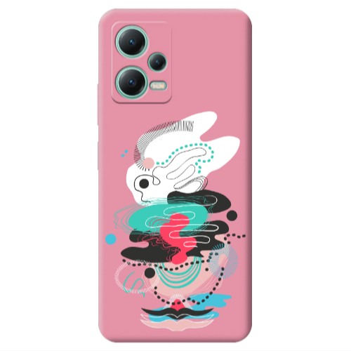 Xiaomi Redmi Note 12 Pro 5G Abstract 50 Pink Colored Silicone TPU Θήκη