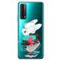 Huawei P Smart 2021 Abstract 50 Transparent Silicone TPU Θήκη