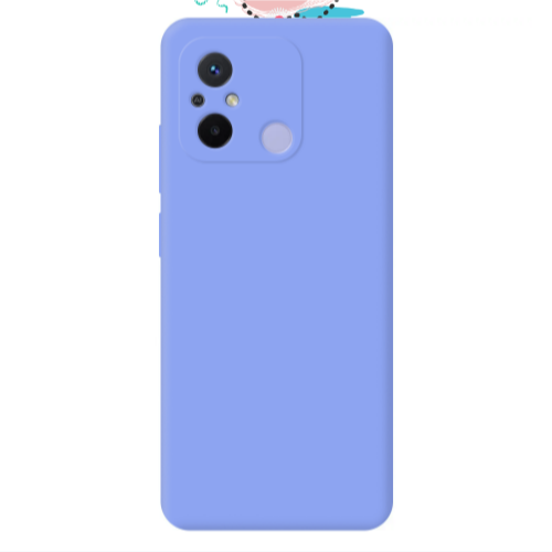 Xiaomi Redmi 12C Abstract 50 Light Purple Colored Silicone TPU Θήκη