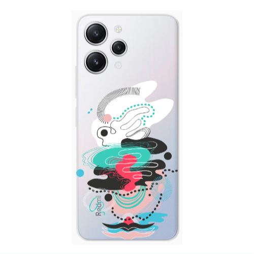 Xiaomi Redmi 12 Abstract 50 Transparent Silicone TPU Θήκη