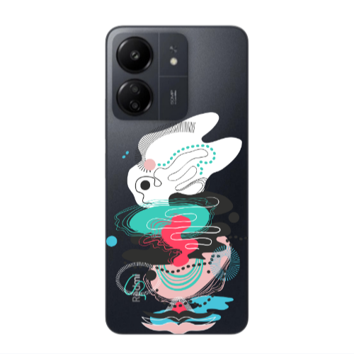 Xiaomi Redmi 13C Abstract 50 Transparent Silicone TPU Θήκη
