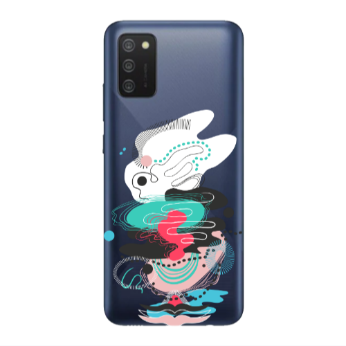Samsung A02s Abstract 50 Transparent Silicone TPU Θήκη