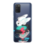 Samsung A02s Abstract 50 Transparent Silicone TPU Θήκη