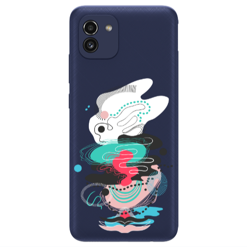 Samsung A03 Abstract 50 Transparent Silicone TPU Θήκη