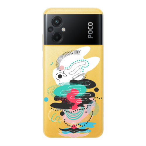 Xiaomi Poco M5 Abstract 50 Transparent Silicone TPU Θήκη
