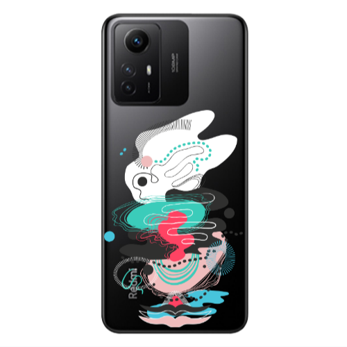Xiaomi Redmi Note 12s Abstract 50 Transparent Silicone TPU Θήκη