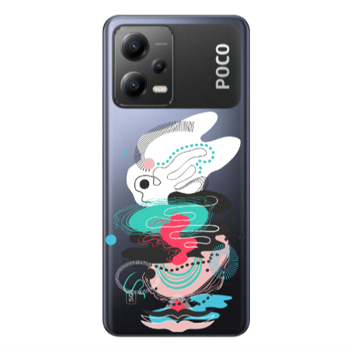 Xiaomi Poco X5 Abstract 50 Transparent Silicone TPU Θήκη
