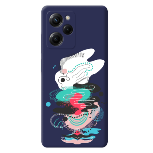 Xiaomi Poco X5 Pro Abstract 50 Dark blue Colored Silicone TPU Θήκη