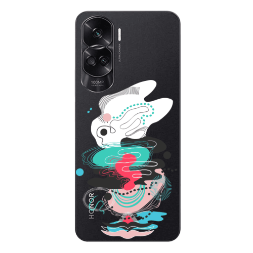 Honor 90 Lite 5G Abstract 50 Transparent Silicone TPU Θήκη