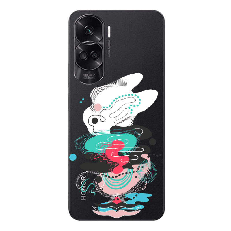 Honor 90 Lite 5G Abstract 50 Transparent Silicone TPU Θήκη
